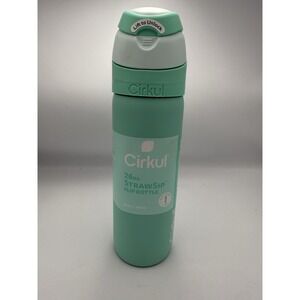 Cirkul StrawSip Flip Water Bottle 26oz Spearmint Mint Green New with Tags